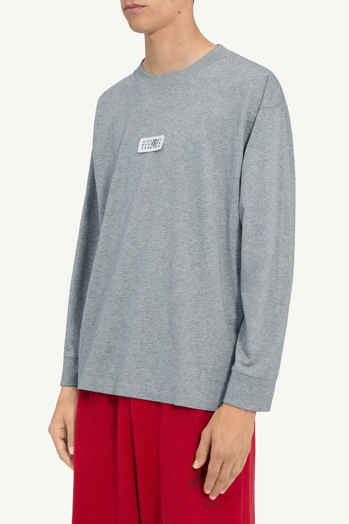 Maglia a maniche lunghe in jersey di cotone-2