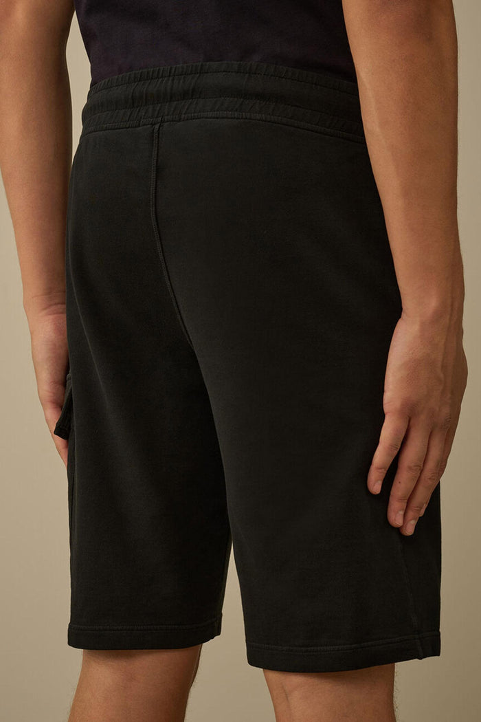 Pantaloncini da tuta leggeri in pile con lenti cargo-5