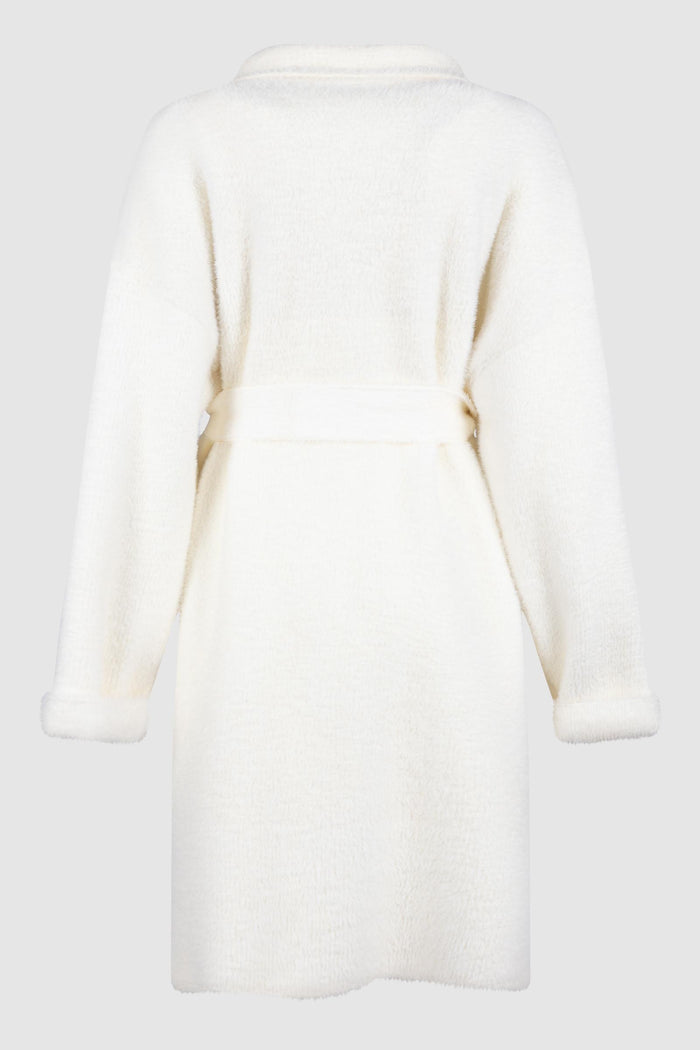 Cappotto Doppiopetto in Teddy con Cintura-2