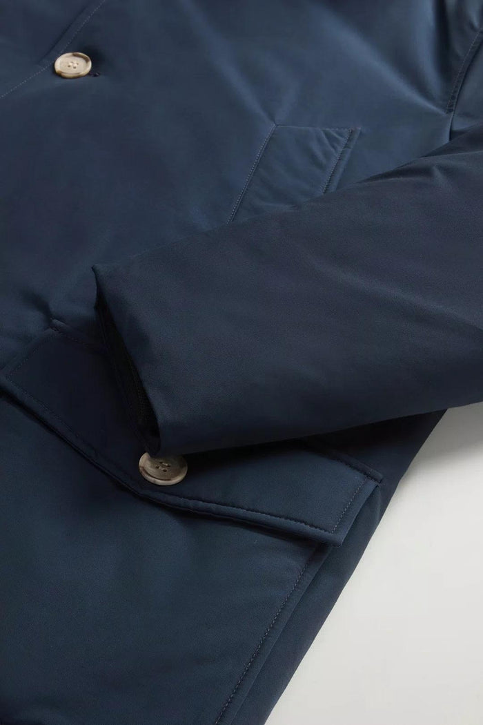 Arctic Anorak in Ramar Cloth con pelliccia removibile-9