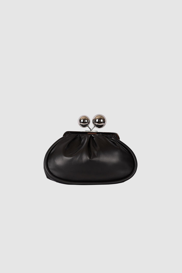 Pasticcino Bag medium in nappa lucida - Nero-3