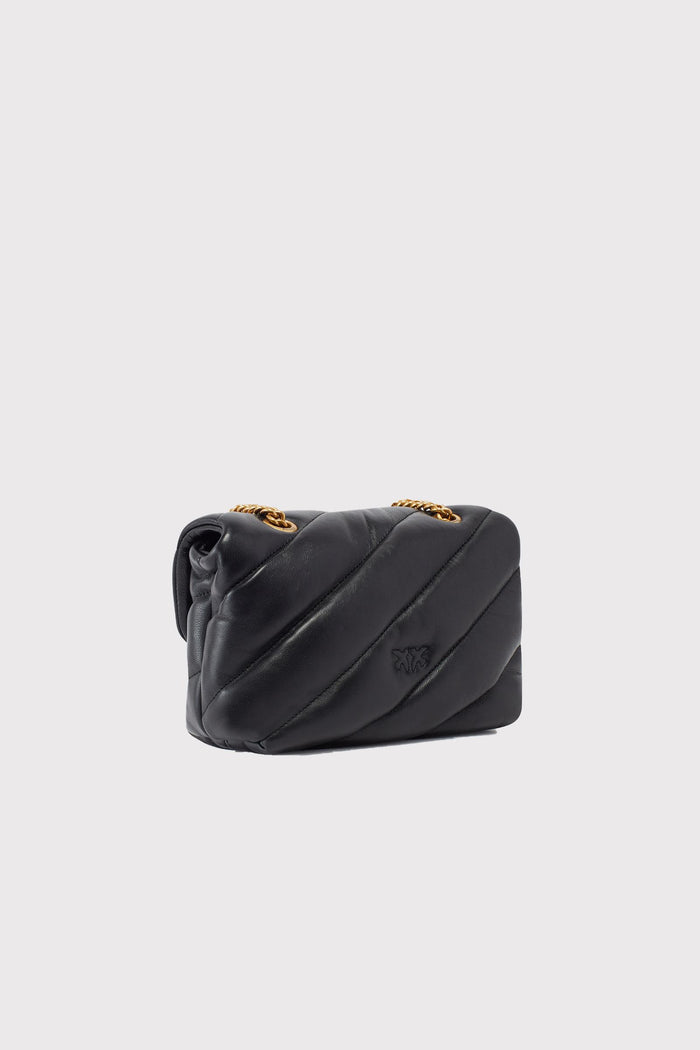 Borsa a tracolla piccola Love Bag Puff in nappa trapuntata-2