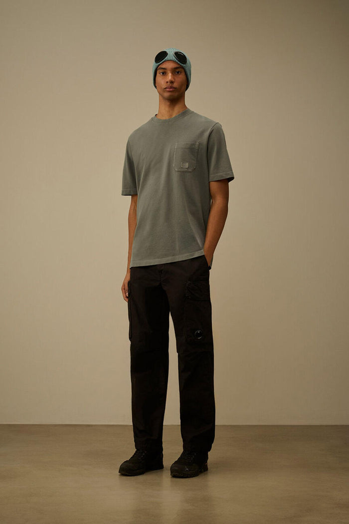 T-shirt a maniche corte tinta in capo 24/1-5