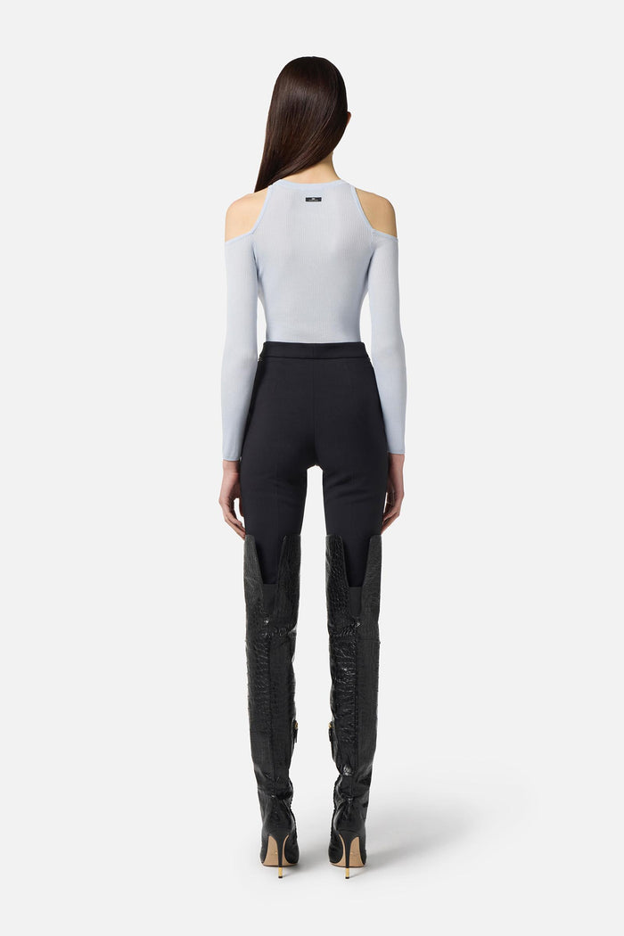 Pantaloni in doppio crêpe-5