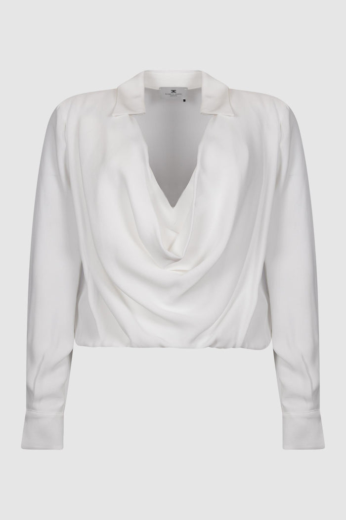 Body in georgette di viscosa