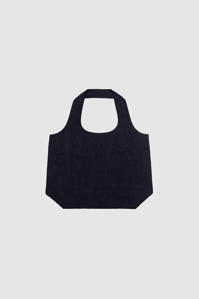 Shopper Grace in Denim con Logo-2