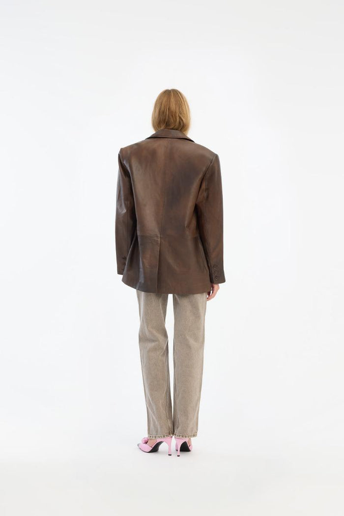 Jeans larghi e dritti color tortora-6