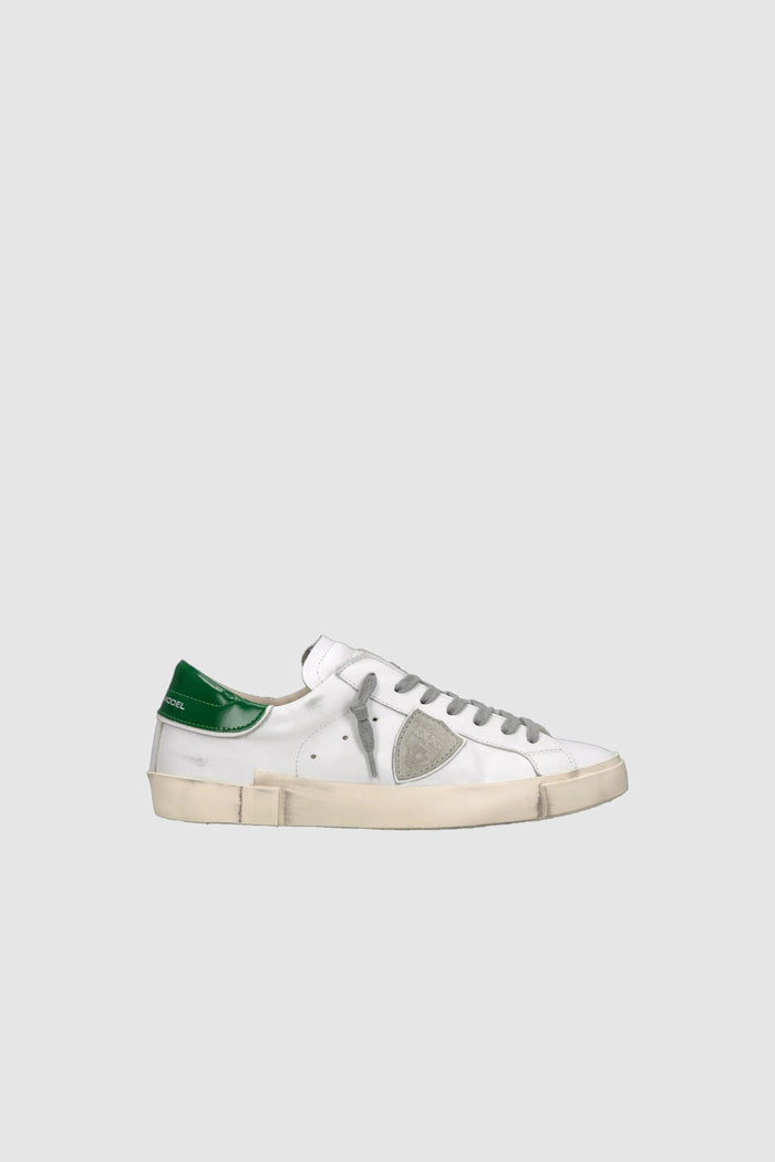 Sneakers Prsx Uomo, Bianco Verde Bottiglia