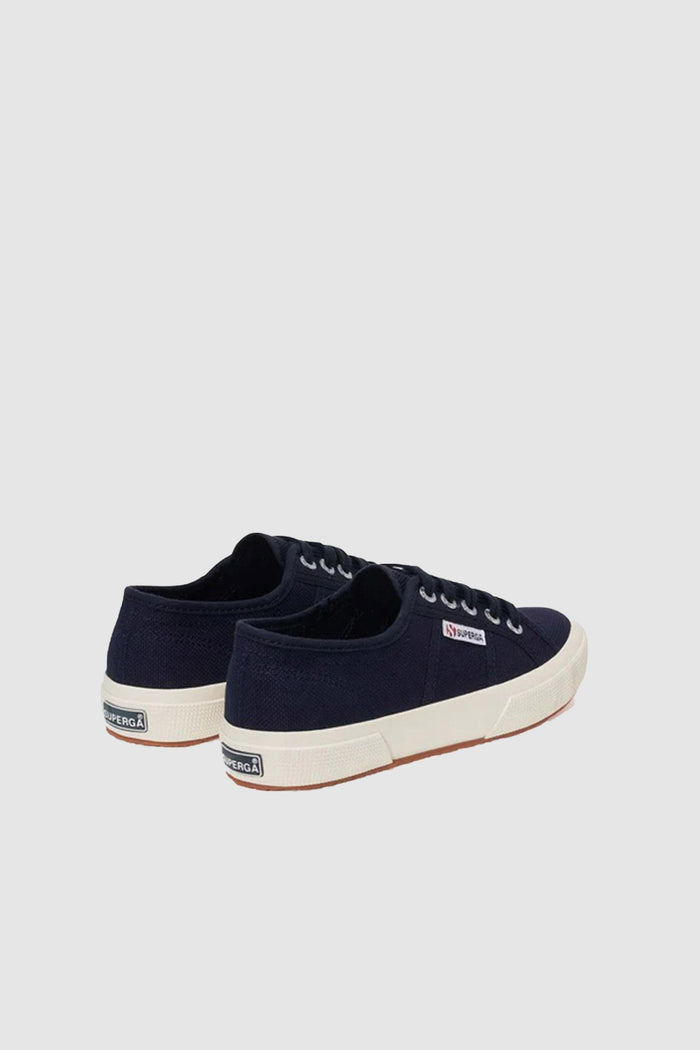 Sneakers Classiche Unisex Colore Blu con Tomaia in Cotone-2