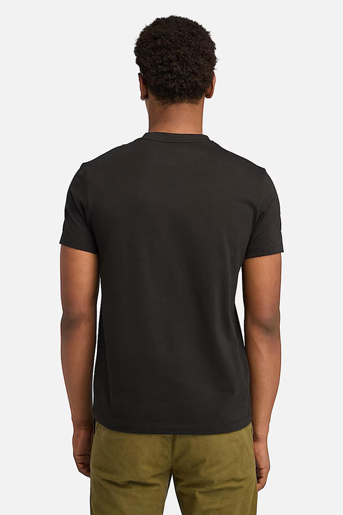 T-shirt a Maniche Corte Dunstan River da Uomo in colore nero-3