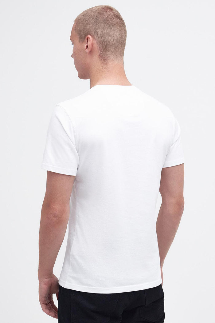 T-shirt girocollo con logo piccolo-5