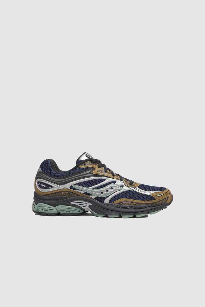 Scarpa Running Uomo Saucony Omni 9 - Blu Navy/Verde Oliva/Argento