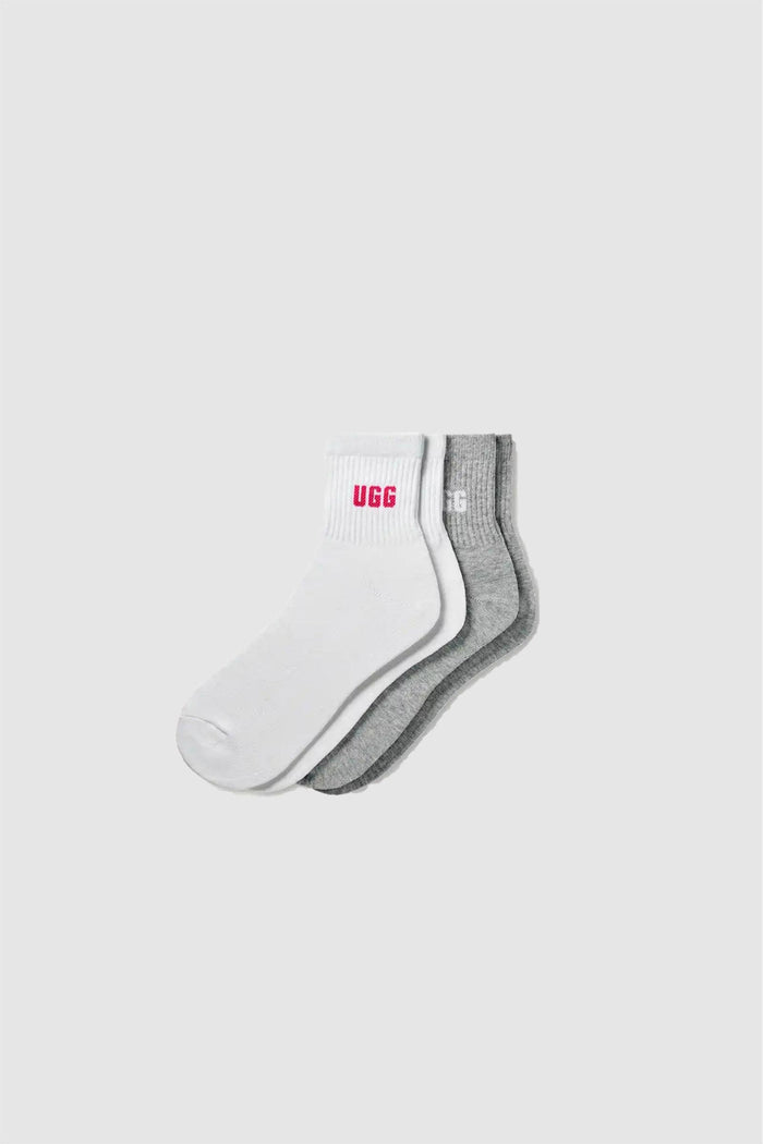 Calzini Donna Quinlin Logo Quarter 2 Pack