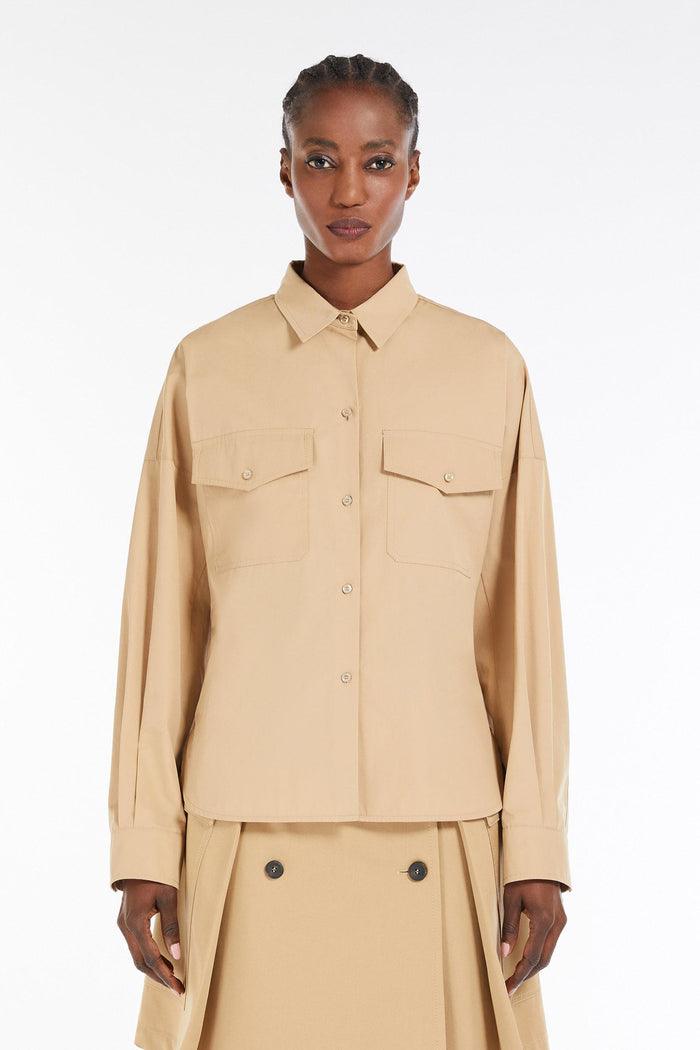 Skipper camicia in popeline di cotone-3