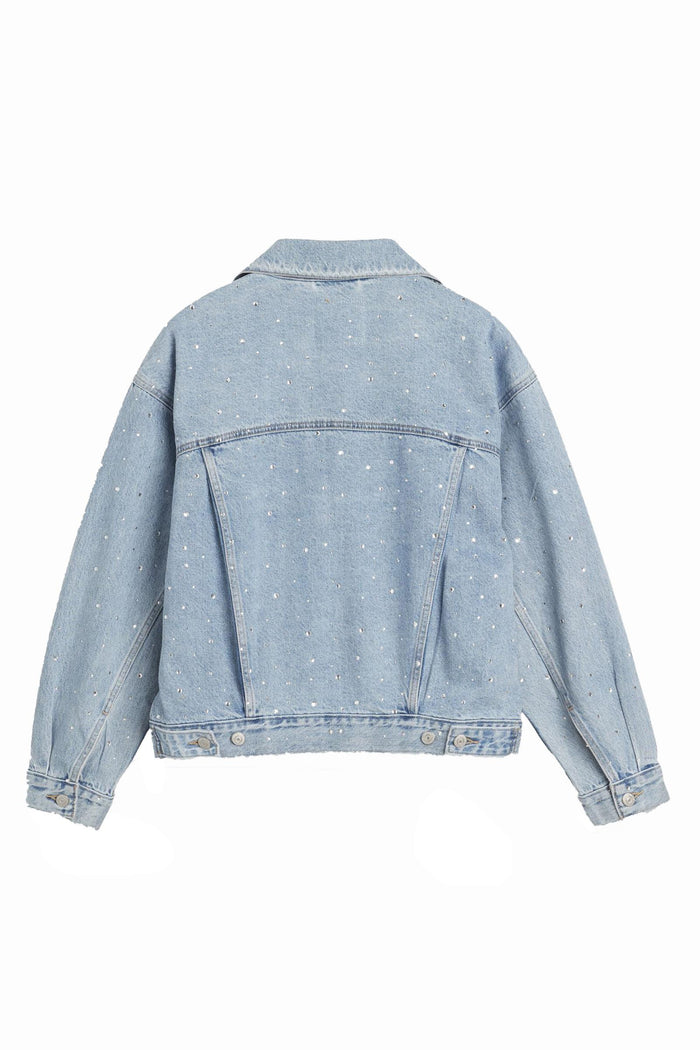Giacca Denim Levi's® con Borchiette - Light Blue-2