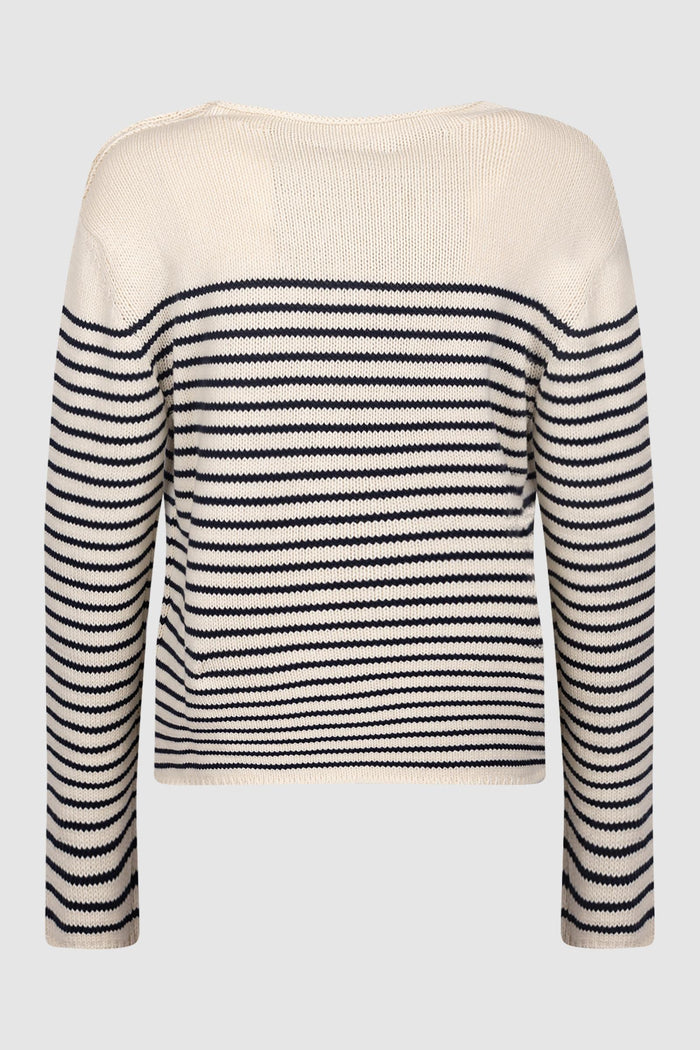 Maglia morbida in cotone - Blu-2