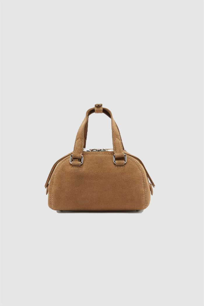 1DR Dome-Borsa bowling mini in pelle scamosciata-2