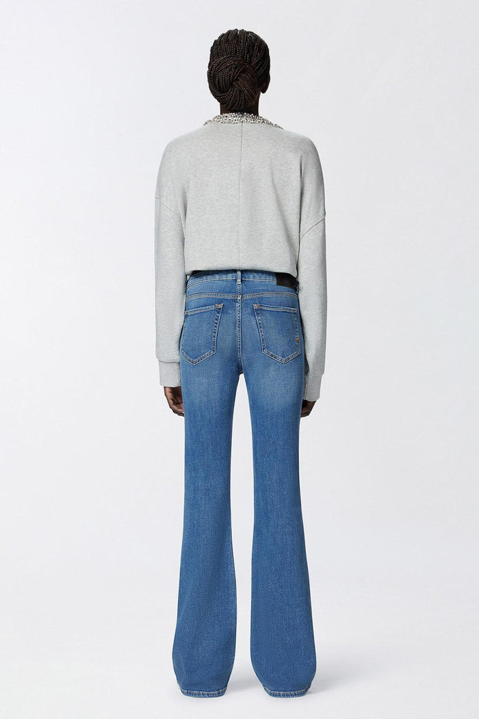 Jeans a zampa denim vintage-4
