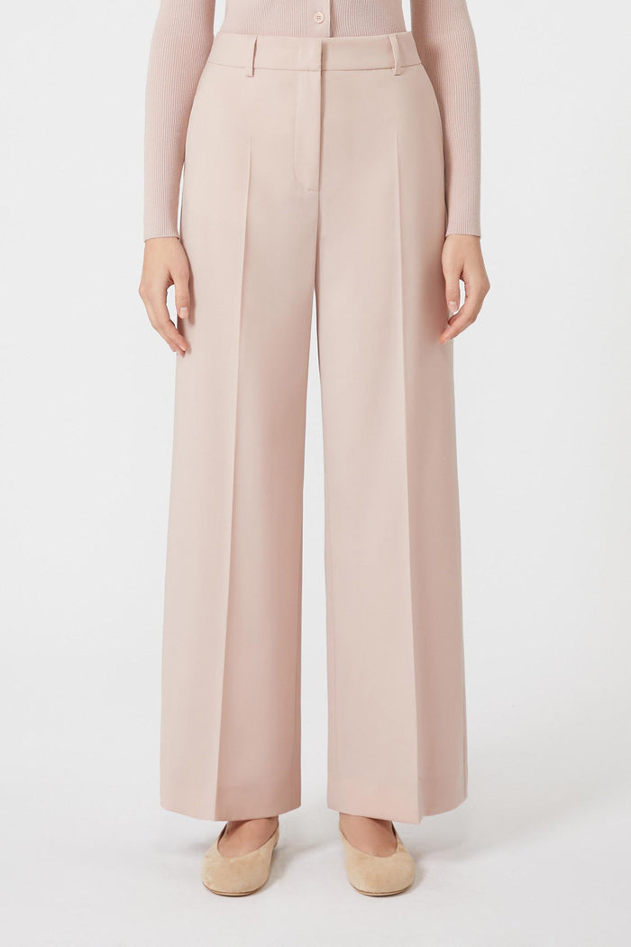 Visivo pantalone palazzo in lana-3
