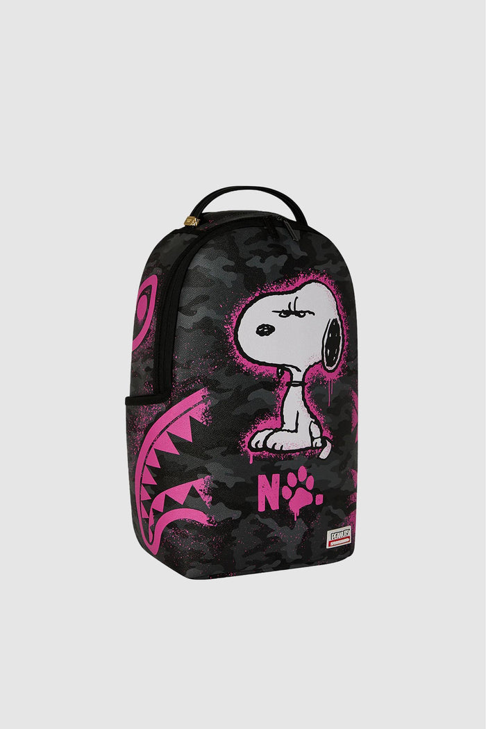 Zaino Peanuts Snoopy Pink Stencil DLXSV-2