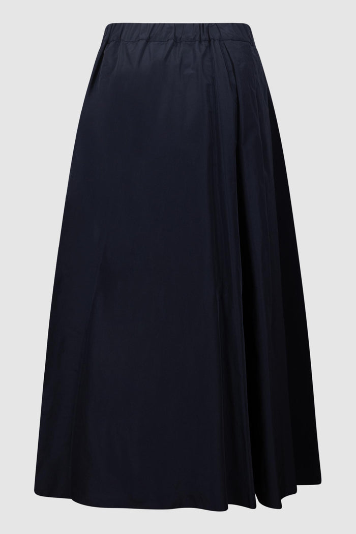 Gonna lunga in taffetà a pieghe-2