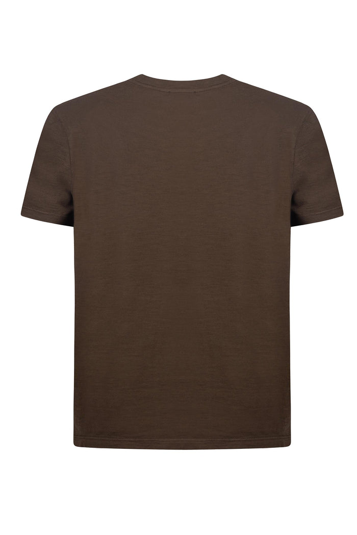 T-Shirt in Cotone con Logo Ricamato-2