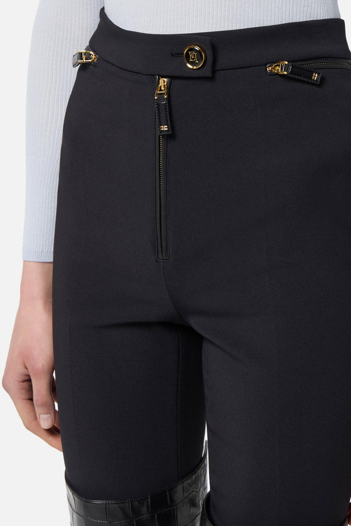 Pantaloni in doppio crêpe-4