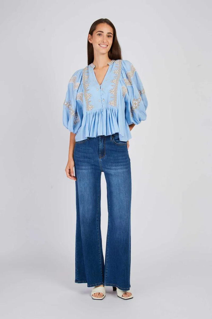 camicetta ricamata BALLADE-4