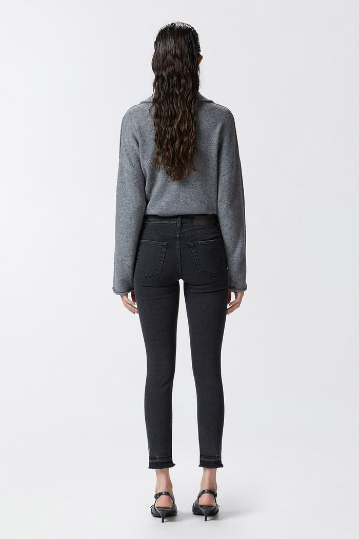 Jeans skinny aderenti denim black-5