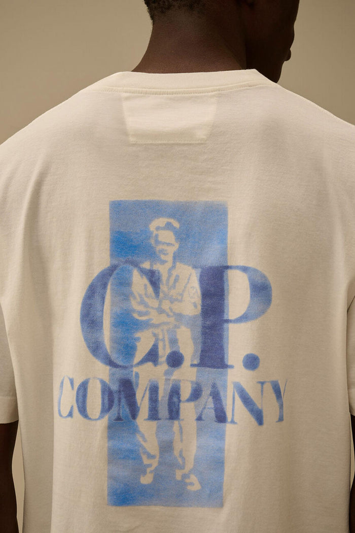 Maglietta con logo Jersey Comfort 30/1-4