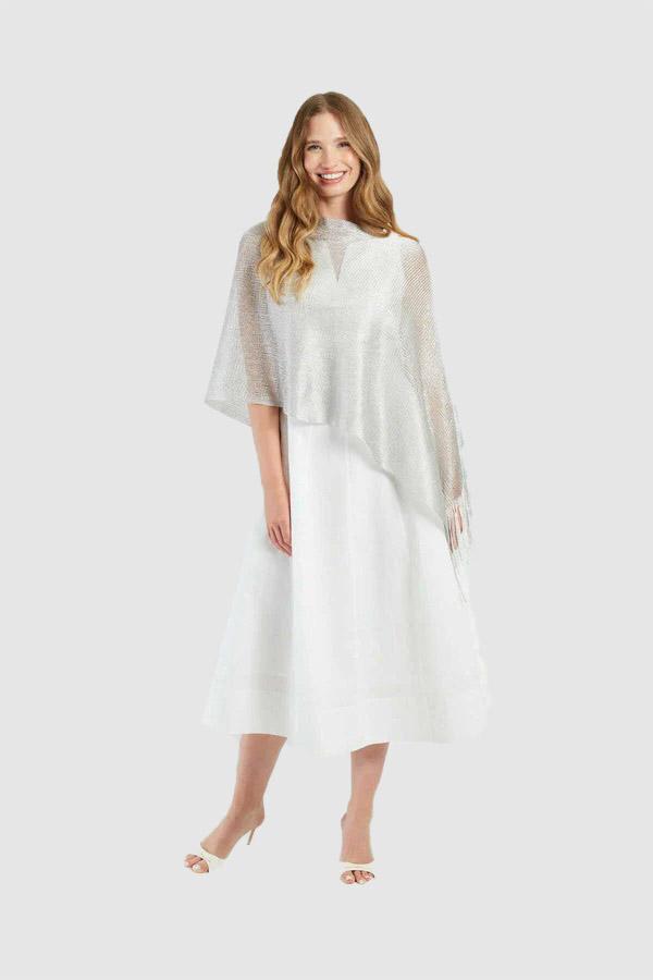 Poncho in maglia di paillettes RAPHAELLE