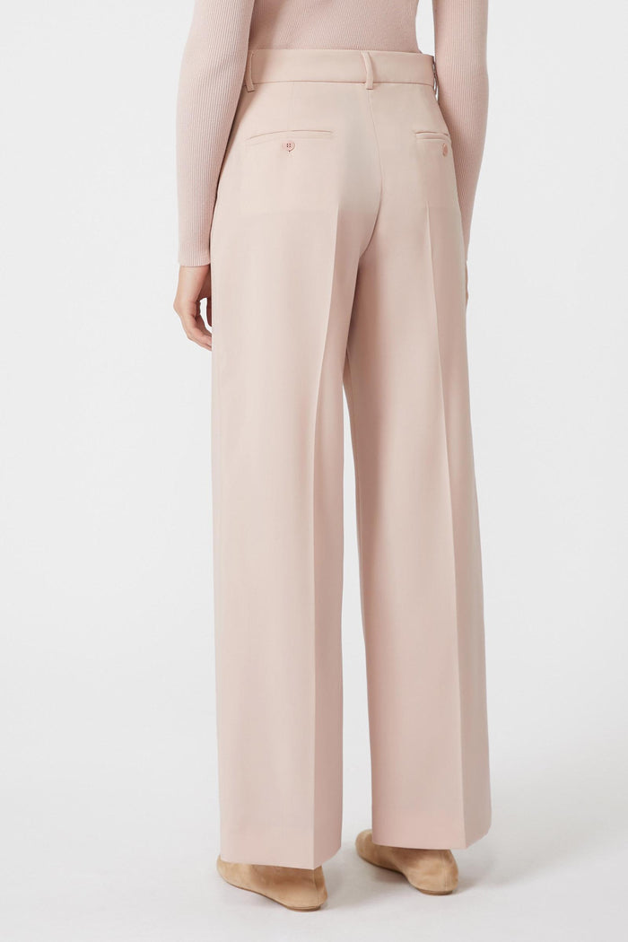 Visivo pantalone palazzo in lana-4
