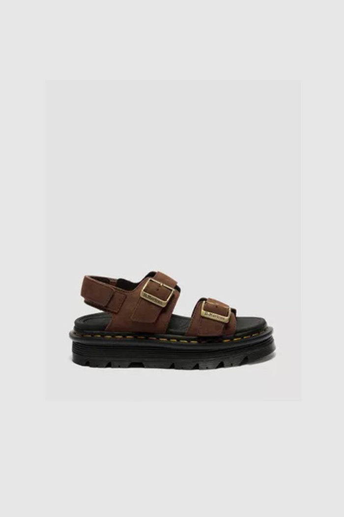 Sandali Zebzag in pelle Nabuk con platform