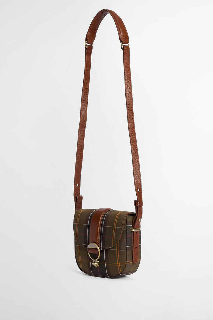 Borsa a tracolla con motivo tartan Elm-7