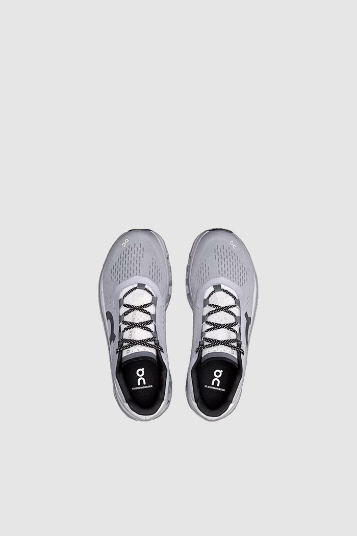 On Running Cloudmonster - Uomo - White Glacier / Grey-6