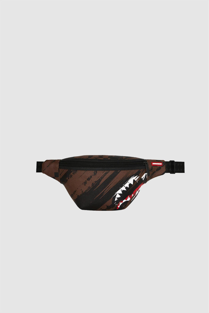Sprayground Smeared Grunge Savvy Crossbody Bag<BR/><BR/>