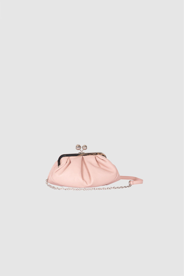 pratiPochette Rosa Cipria con Chiusura Vintage a Sfera-2