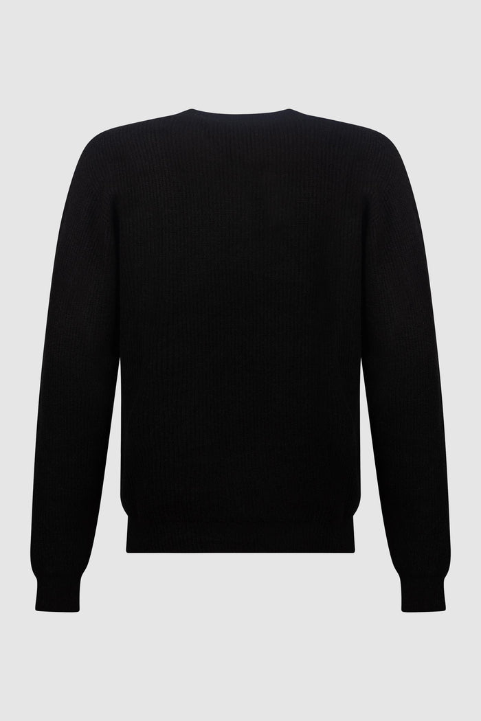 Maglione Girocollo Nero-2
