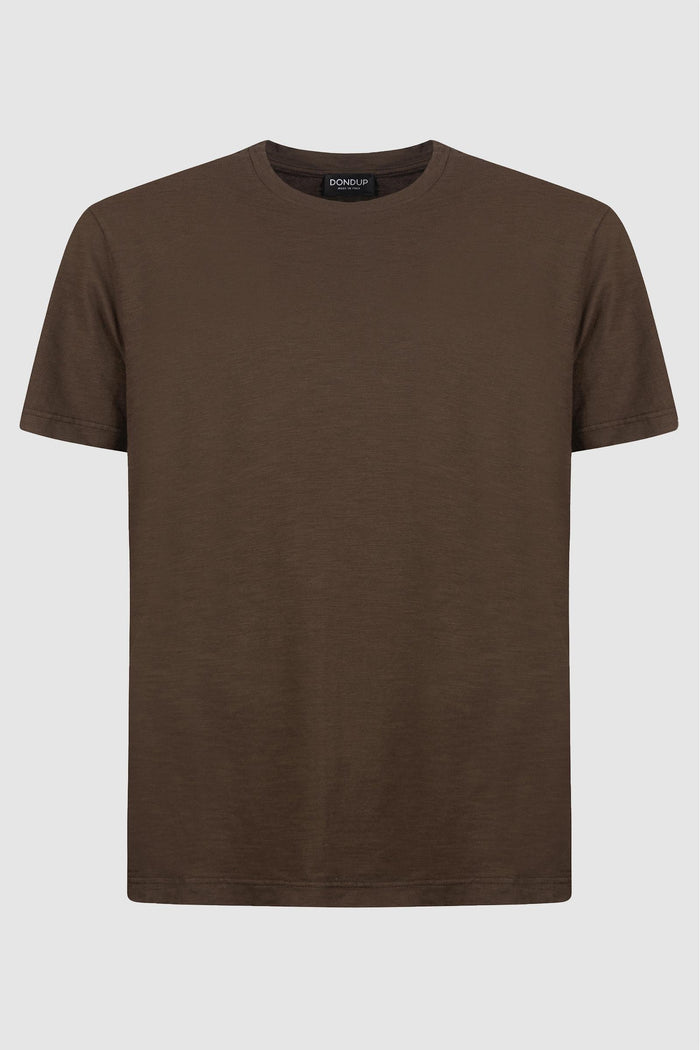 T-Shirt in Cotone con Logo Ricamato