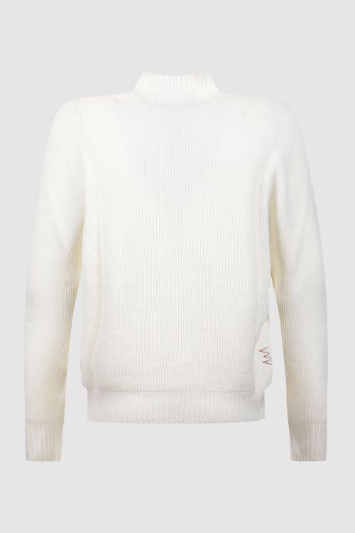Maglione a collo alto in maglia fine-2