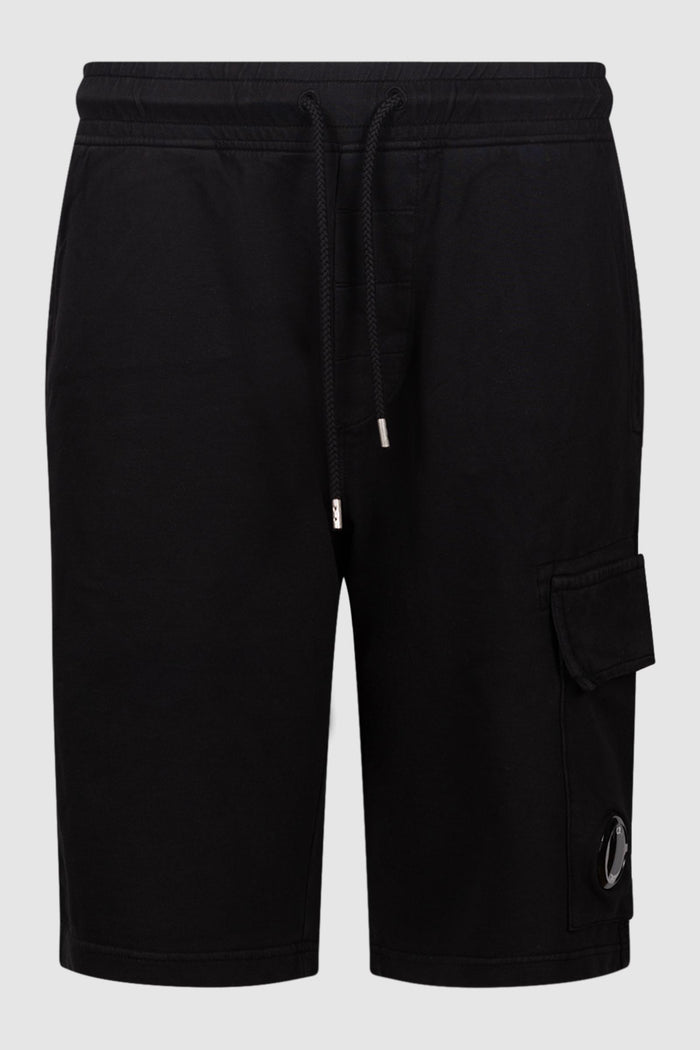 Pantaloncini da tuta leggeri in pile con lenti cargo-6