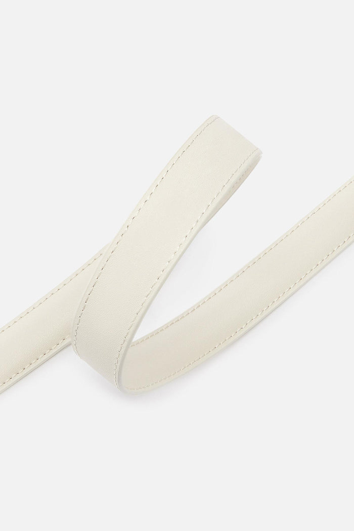 Cintura sottile Love Birds in pelle 2cm-3