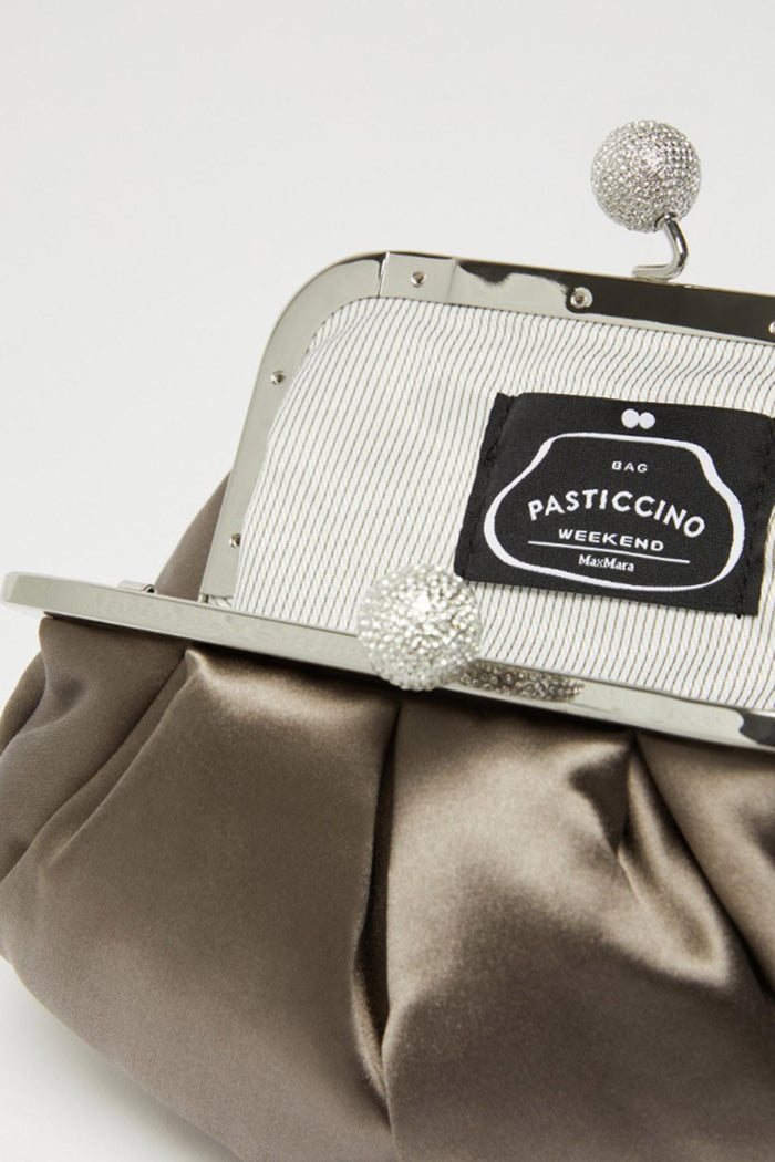 Emmy,pasticcino Bag Small in raso con strass-6