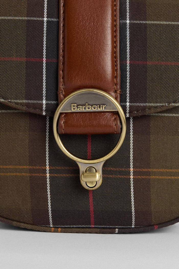 Borsa a tracolla con motivo tartan Elm-6