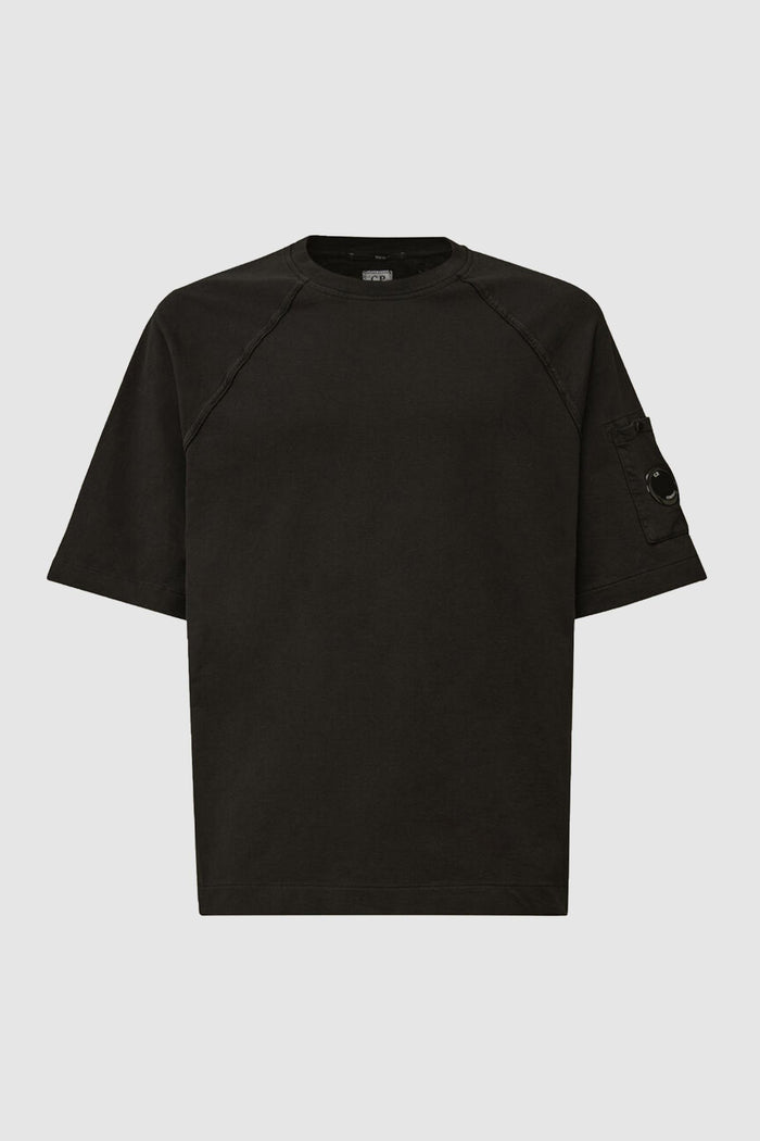 Felpa leggera a maniche corte in pile