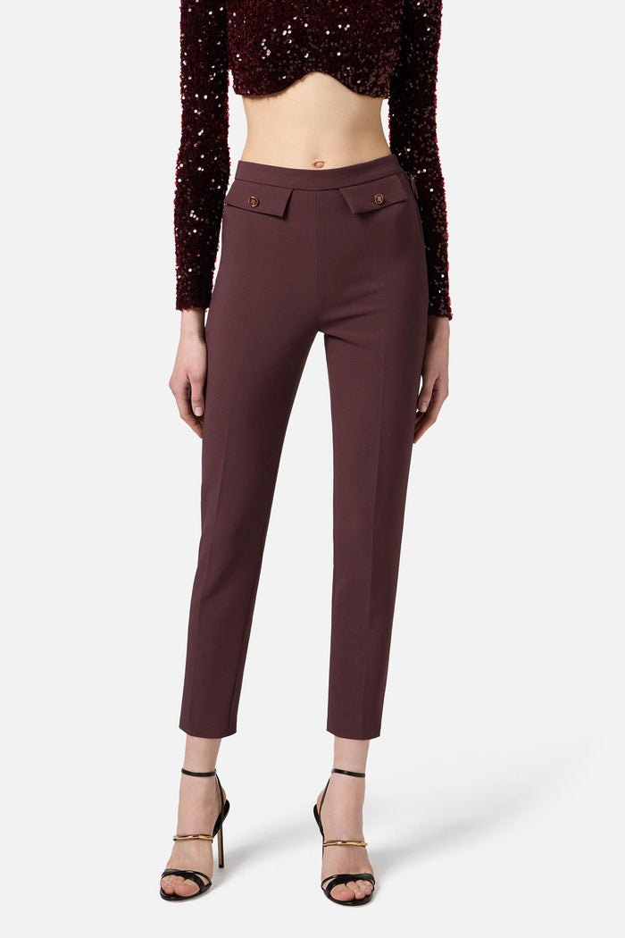 Pantaloni in doppio crêpe-5