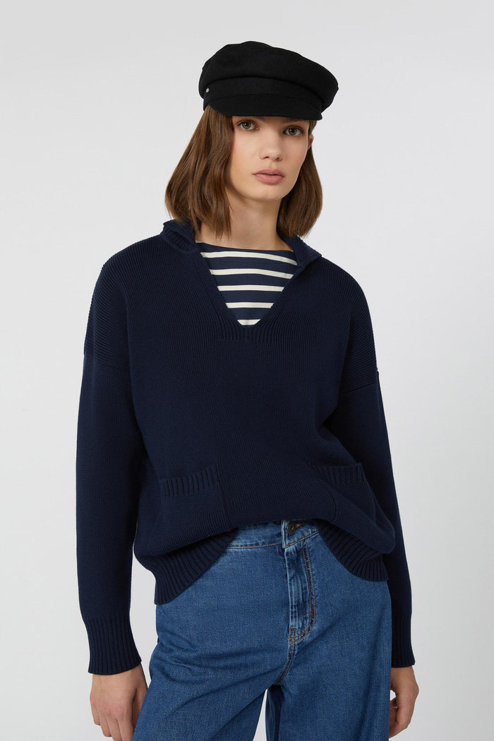 Maglia polo in filato di cotone-4