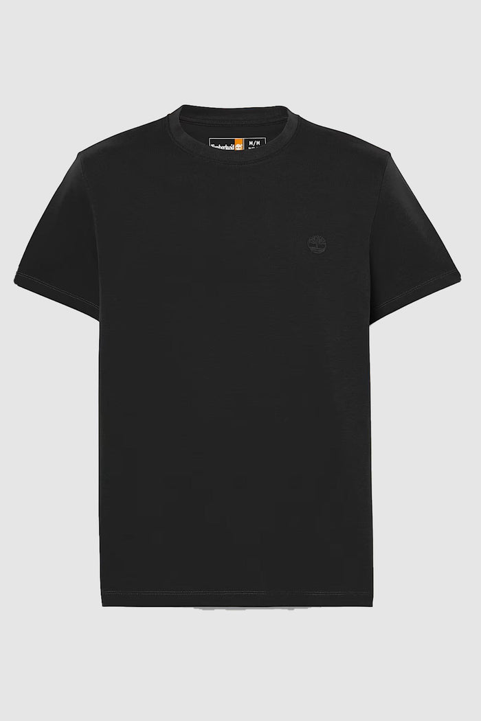 T-shirt a Maniche Corte Dunstan River da Uomo in colore nero