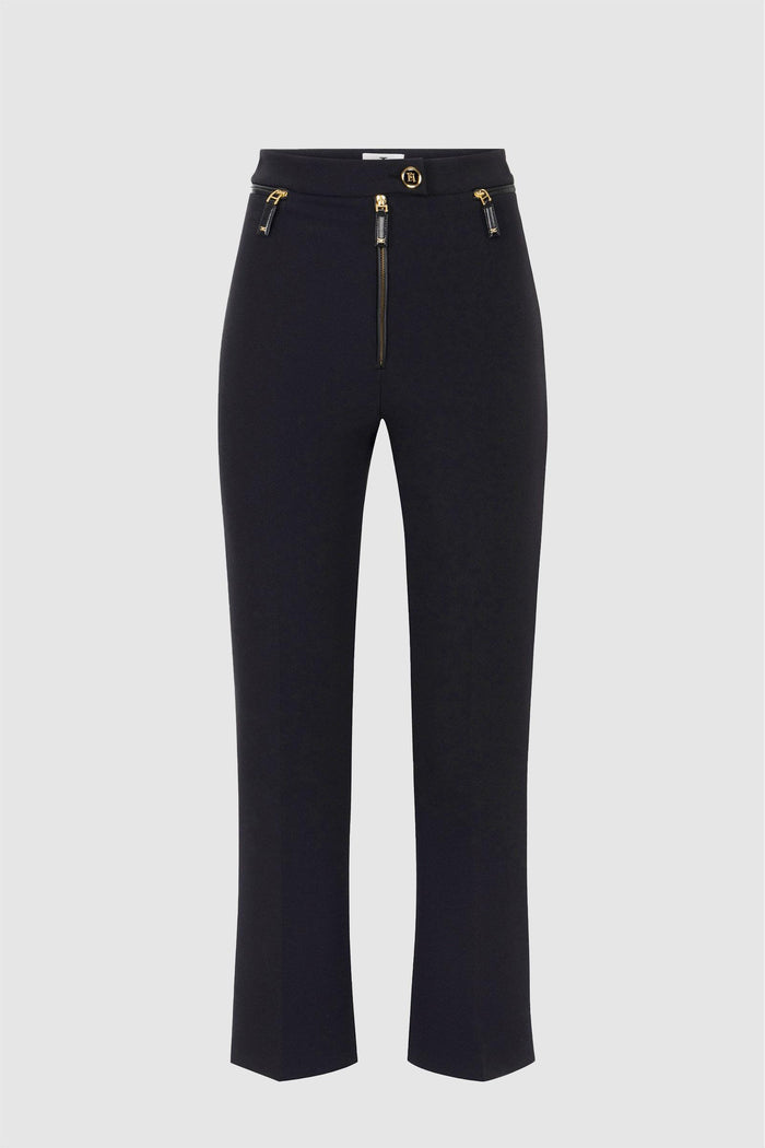 Pantaloni in doppio crêpe