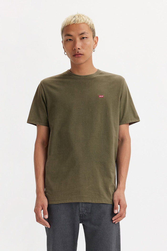 T-shirt Levi's® The Perfect Tee - Verde Militare con Logo Rosso-2